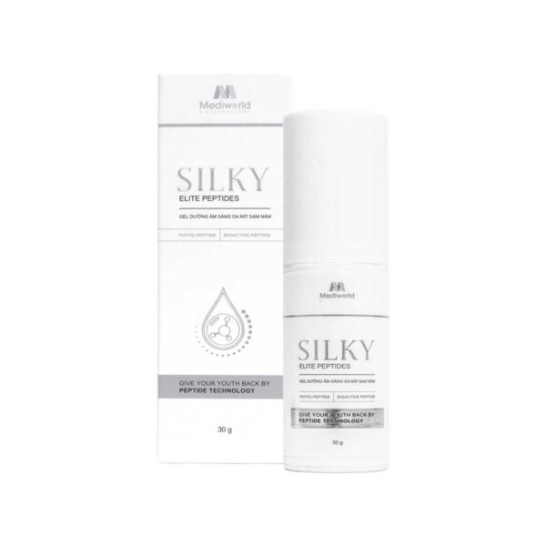 Gel siêu dưỡng ẩm, sáng da, hỗ trợ làm mờ sạm nám Mediworld Silky Elite Peptides