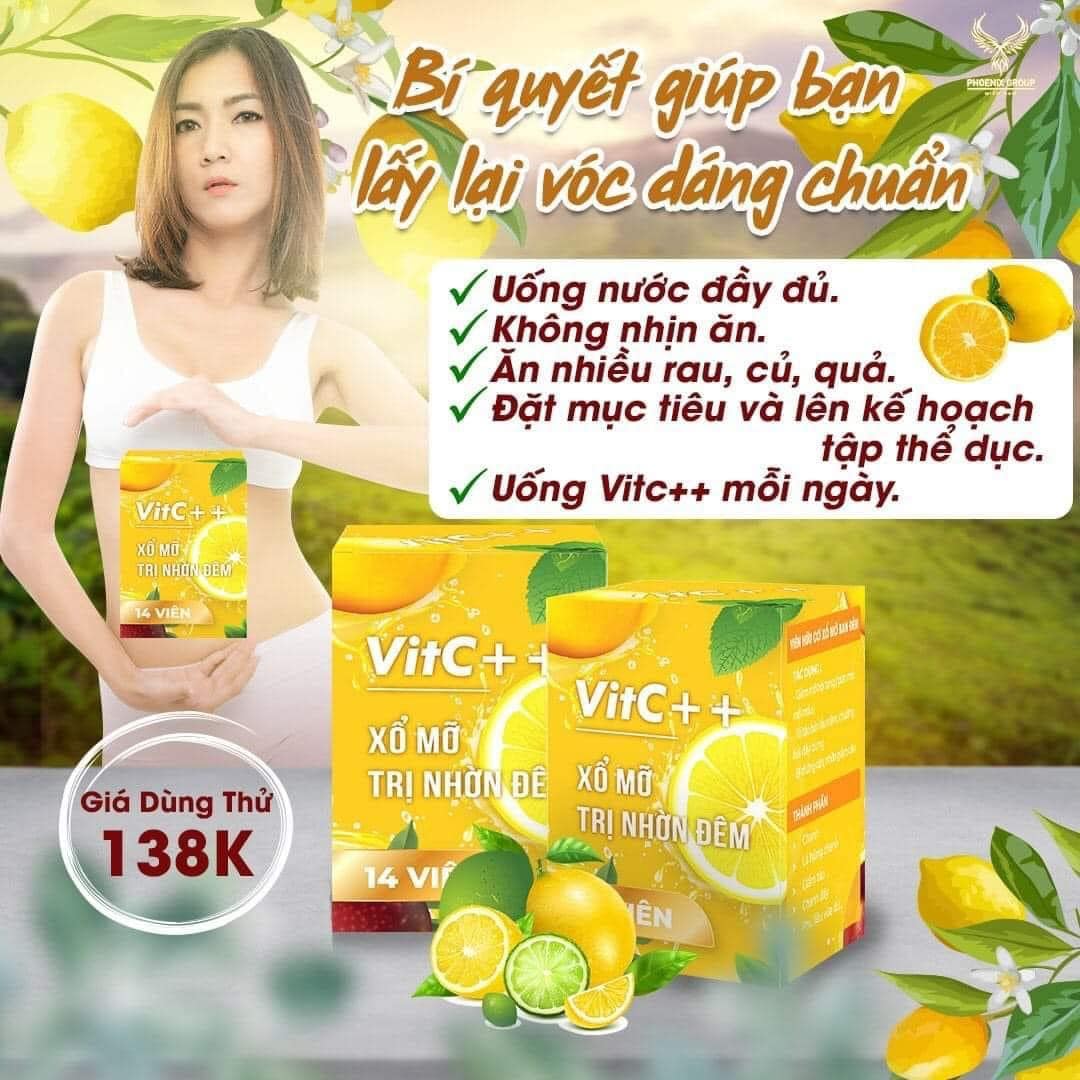 VitC + + viên xổ mỡ thải độc