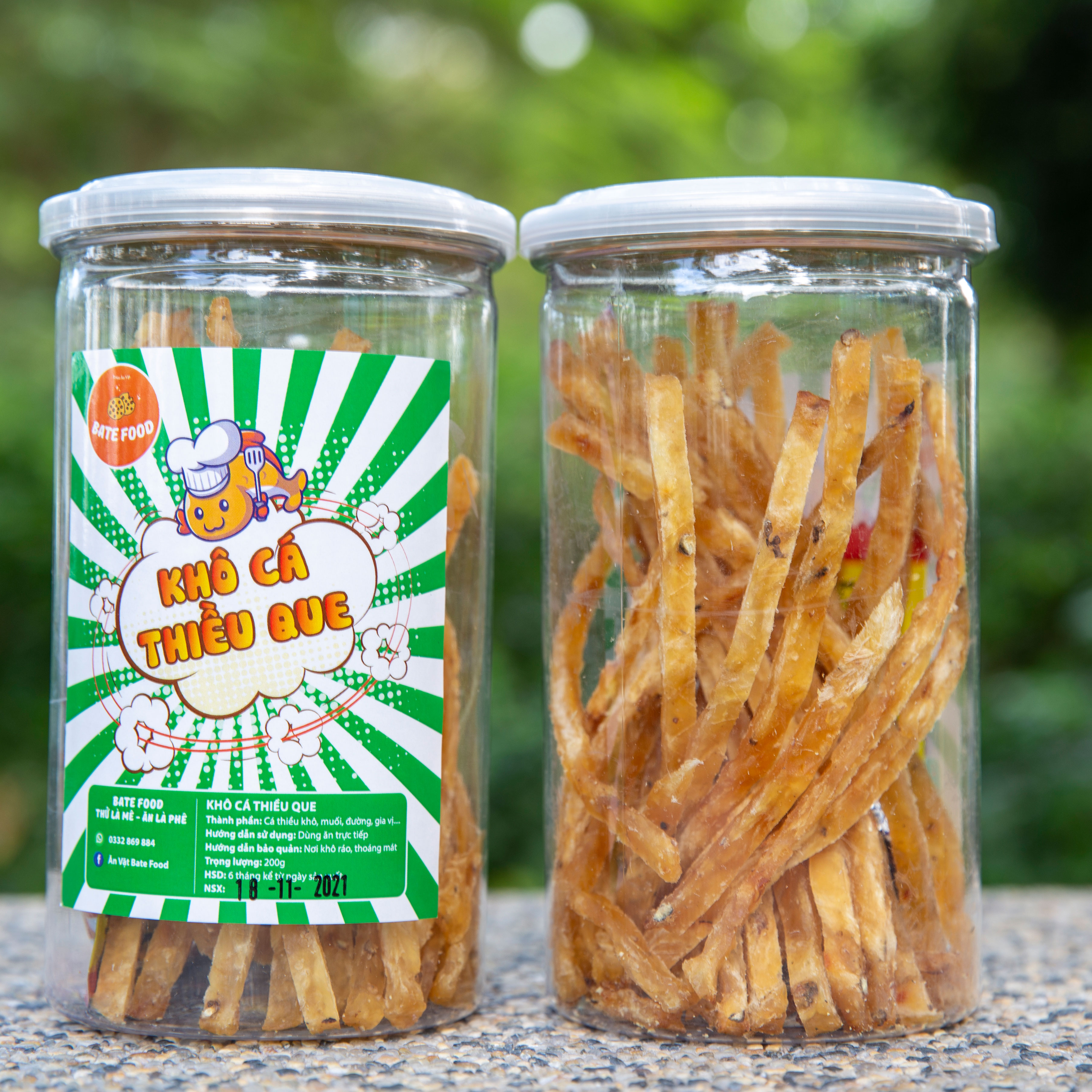 Khô cá thiều que 200g siêu ngon đồ ăn vặt