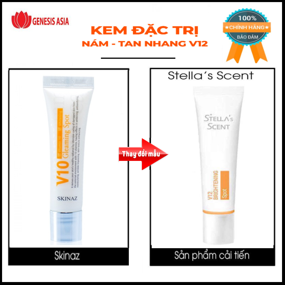 [HCM]Serum Cao Cấp V10 Gleaming Spot Skinaz Hàn Quốc