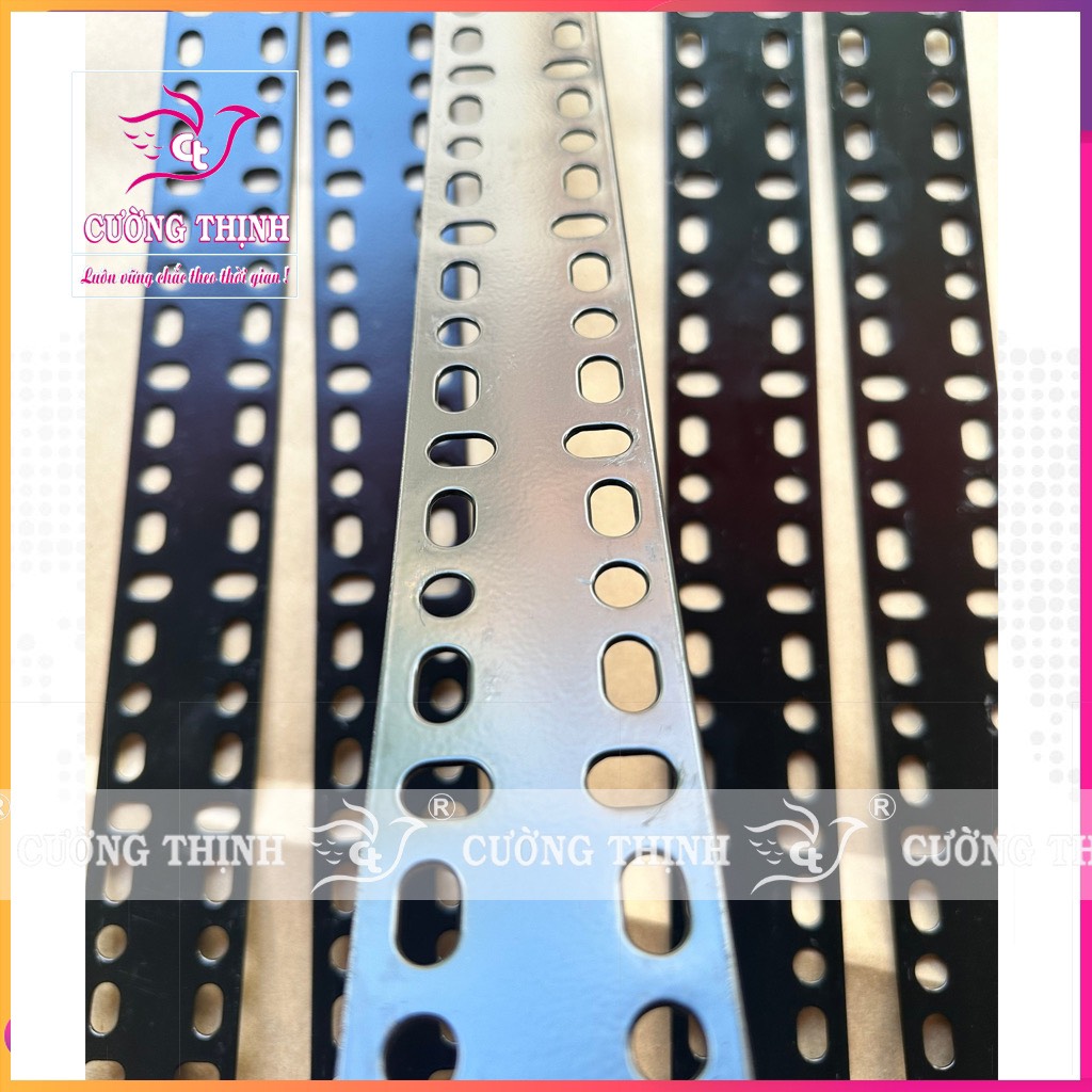 Thanh la, sắt la 6, dài 80cm, 100cm, 120cm, 150cm. lắp đặt kệ sắt, kệ v lỗ....