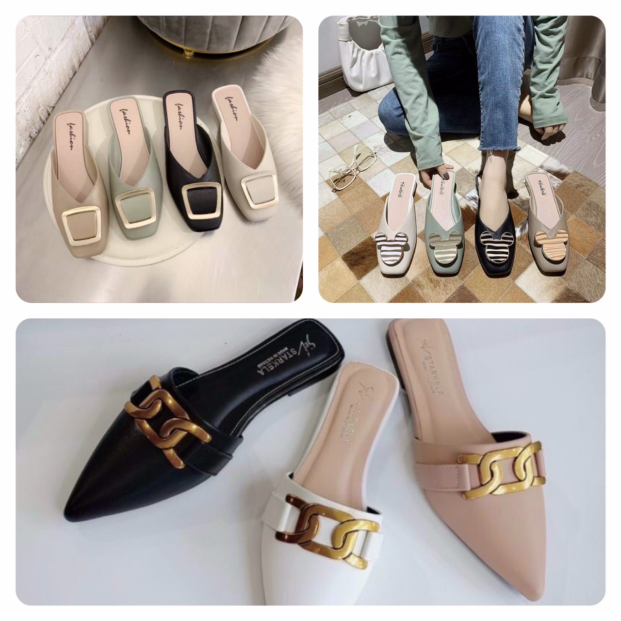 ( Ngẫu Nhiên) Xả lỗ giày đi mưa đi nắng