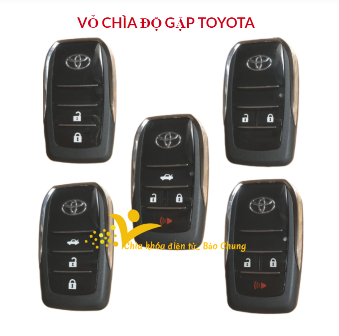Vỏ độ gập chìa khóa toyota vios ,camry,yaris,altis,fortuner...
