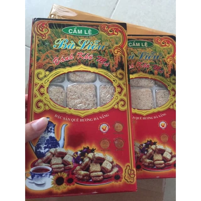 Combo 2 hộp khô mè bà liễu - chính gốc đà nẵng