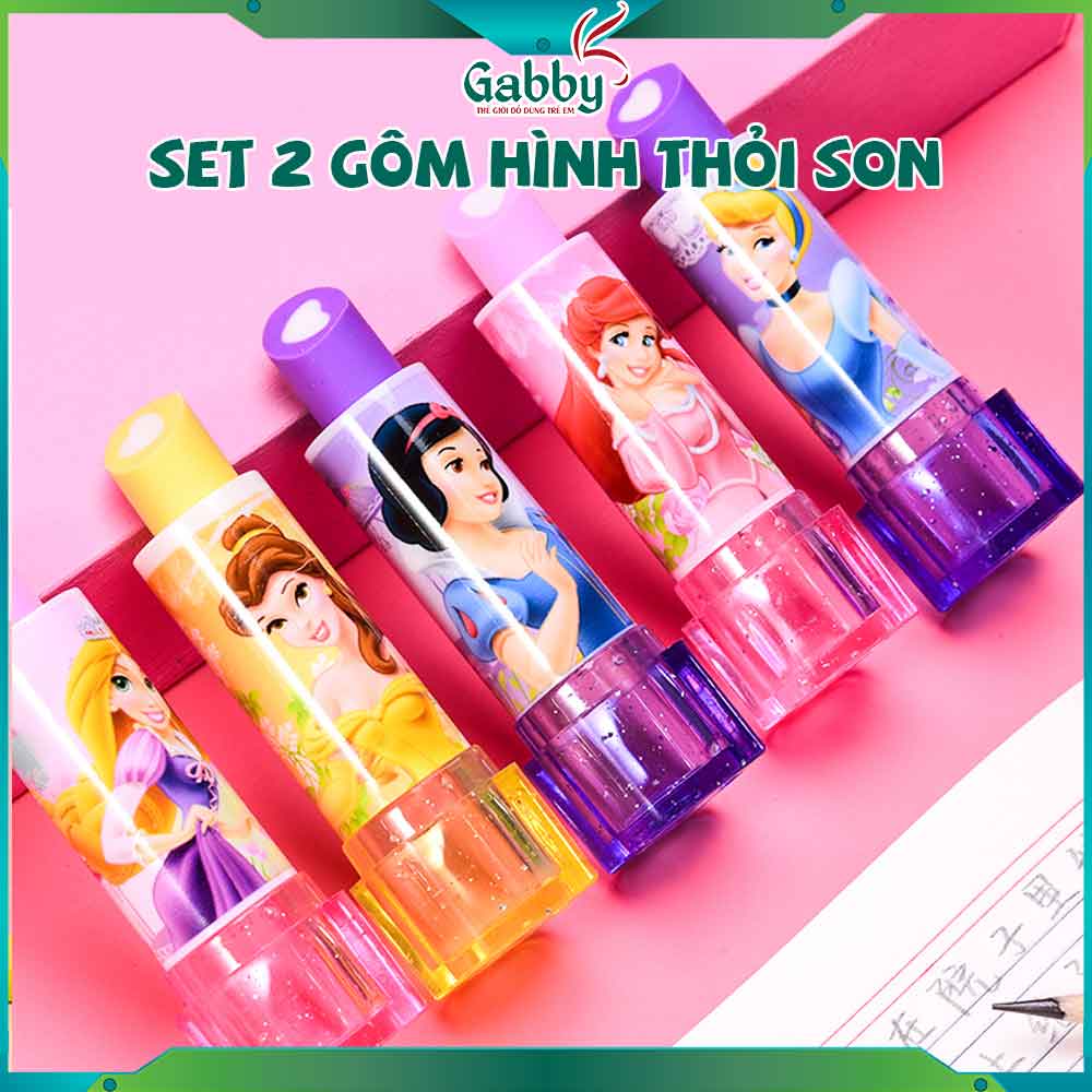 Set gôm hình thỏi son - gabby store