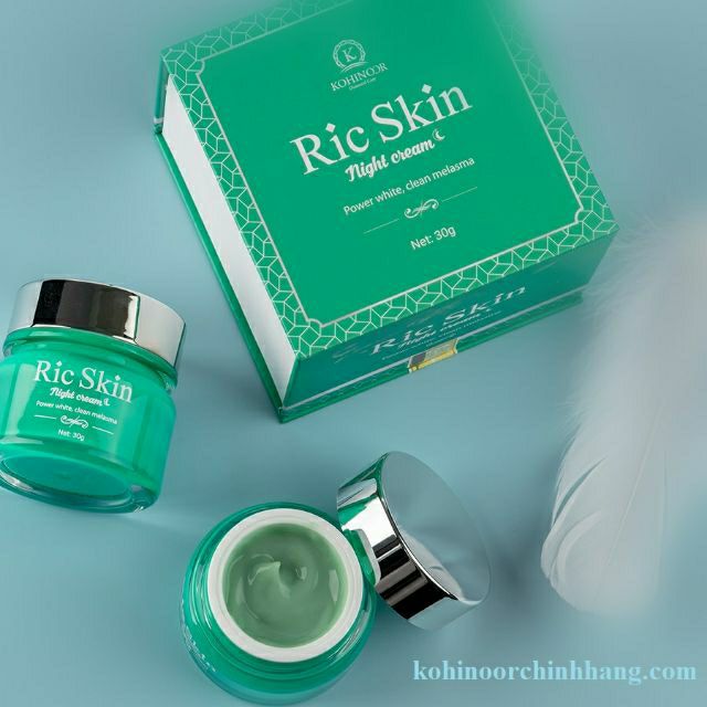 Kem nám đêm, dưỡng trắng da ric skin