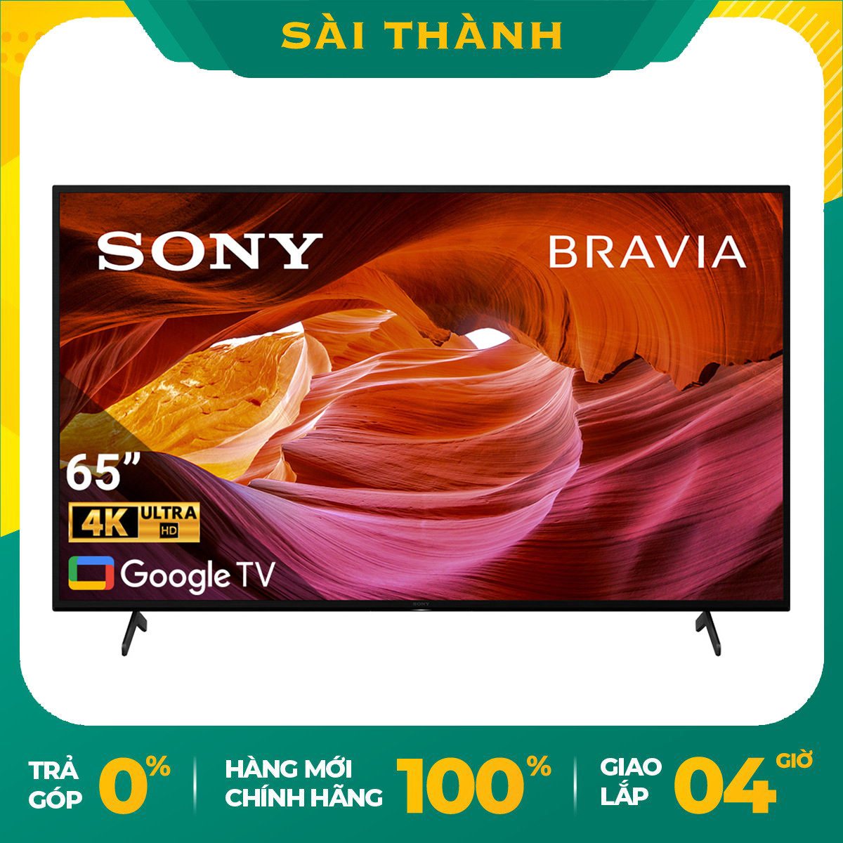 [HCM] Google Tivi Sony 4K 65 inch KD-65X75K - Bảo hành chính hãng