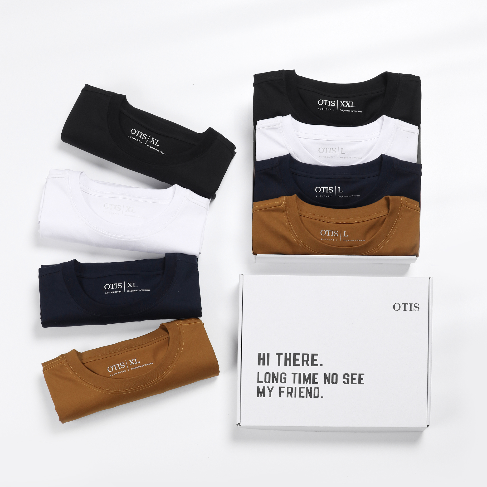 Áo thun nam cổ tròn BASIC vải Cotton 4 chiều, co giãn, dày dặn, form regular fit - OTIS