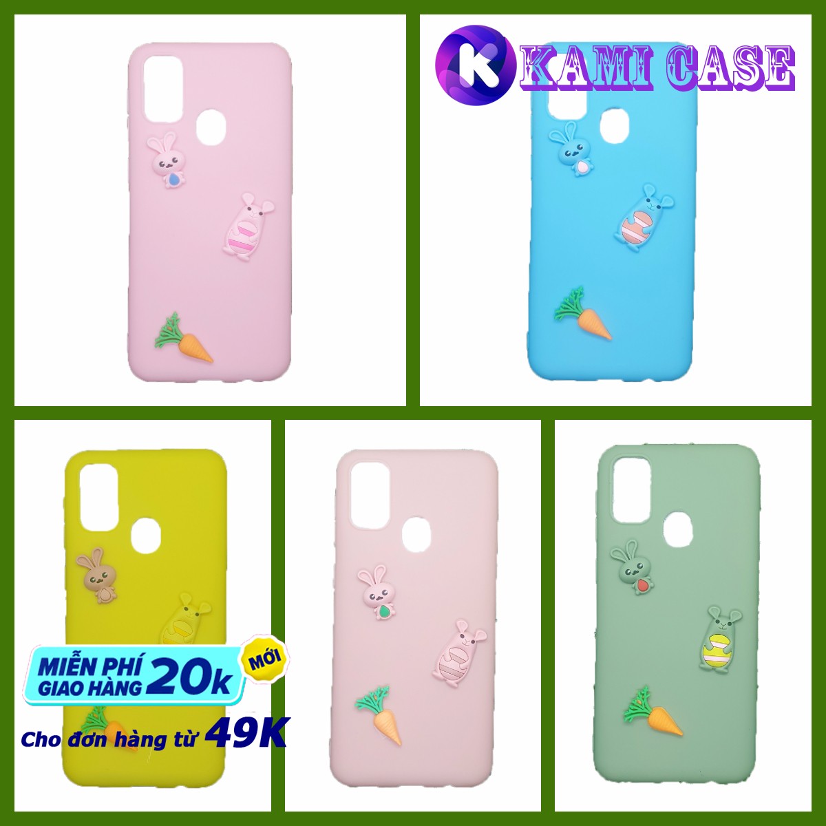 Ốp dẻo sticker nổi samsung m21