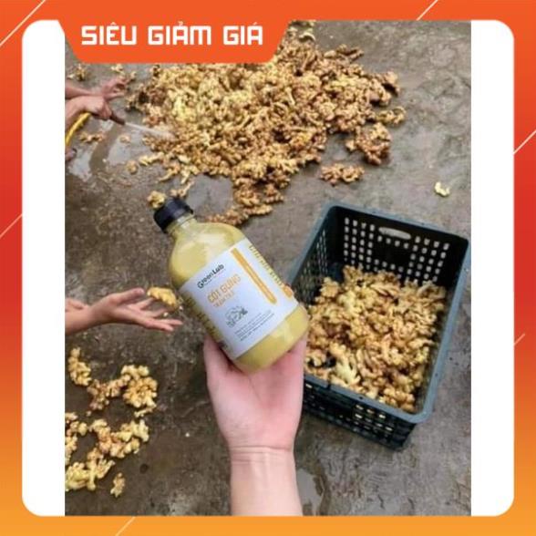 Nước tắm cho bé nước tắm thảo dược cốt gừng tràm trà phòng cảm cúm tránh gió tăng sức đề kháng Greenlab - Chai 500ML