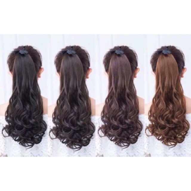 Tóc cột xoăn 50cm cao cấp💕❤️- ảnh thật