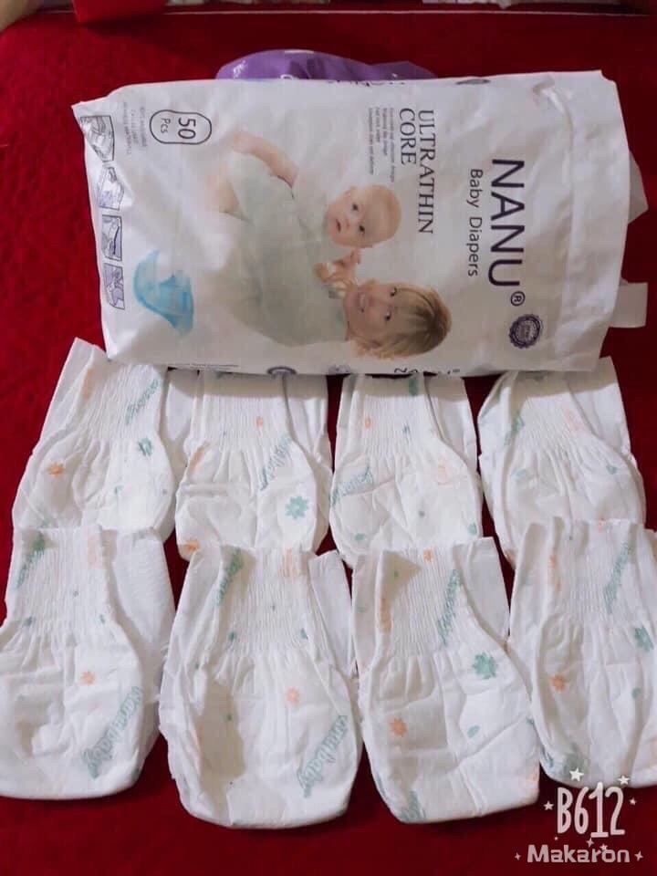 Combo 50 miếng tả dán nanu xuất Nhật size M