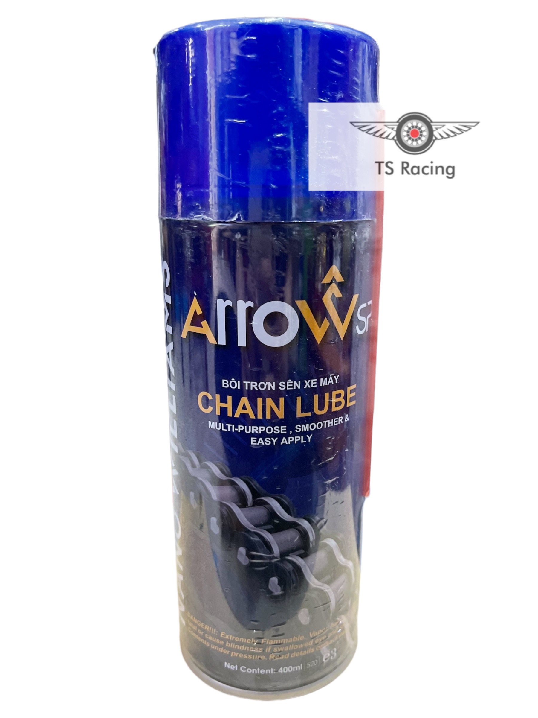 Chai dưỡng sên arrow chain lube 0.4L chính hãng