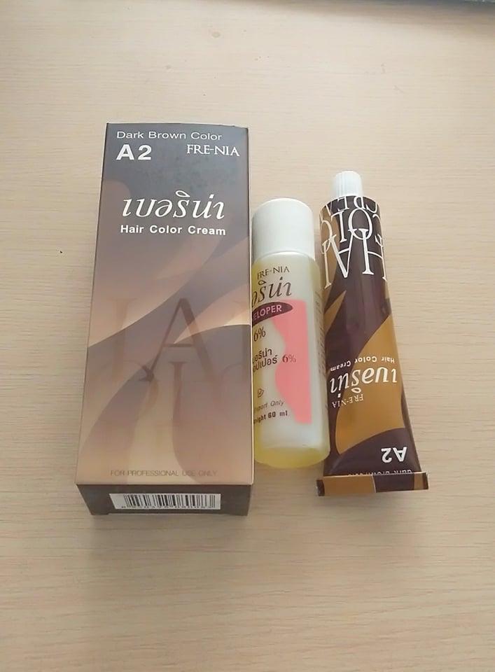 Thuốc nhuộm tóc berina màu nâu hạt dẻ - thái lan