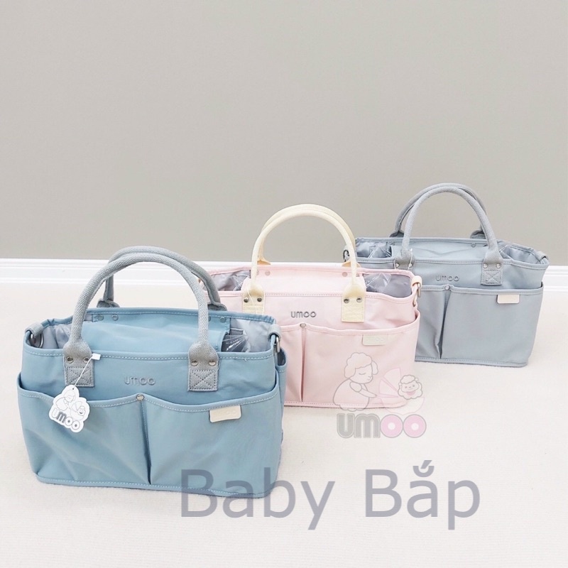 Túi bỉm sữa cao cấp umoo treo xe đẩy