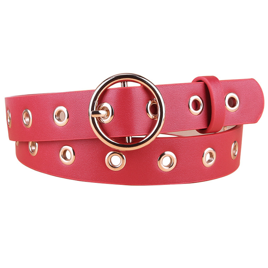 [Video] Thắt Lưng Nữ TL002 Mai Hoa, Dây Lưng Nữ, Dây Nịt Nữ Mặt Tròn Chất Liệu Da PU Bền Đẹp