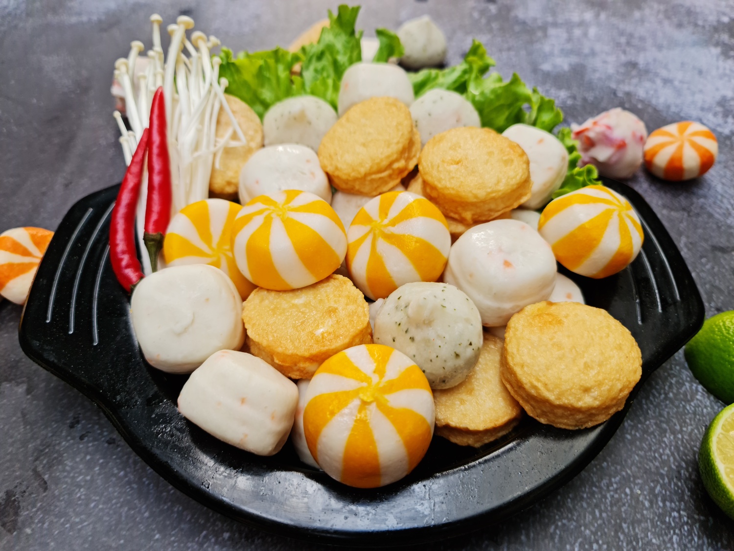 Viên thả lẩu Malaysia Mix nhiều vị - gói 450gr