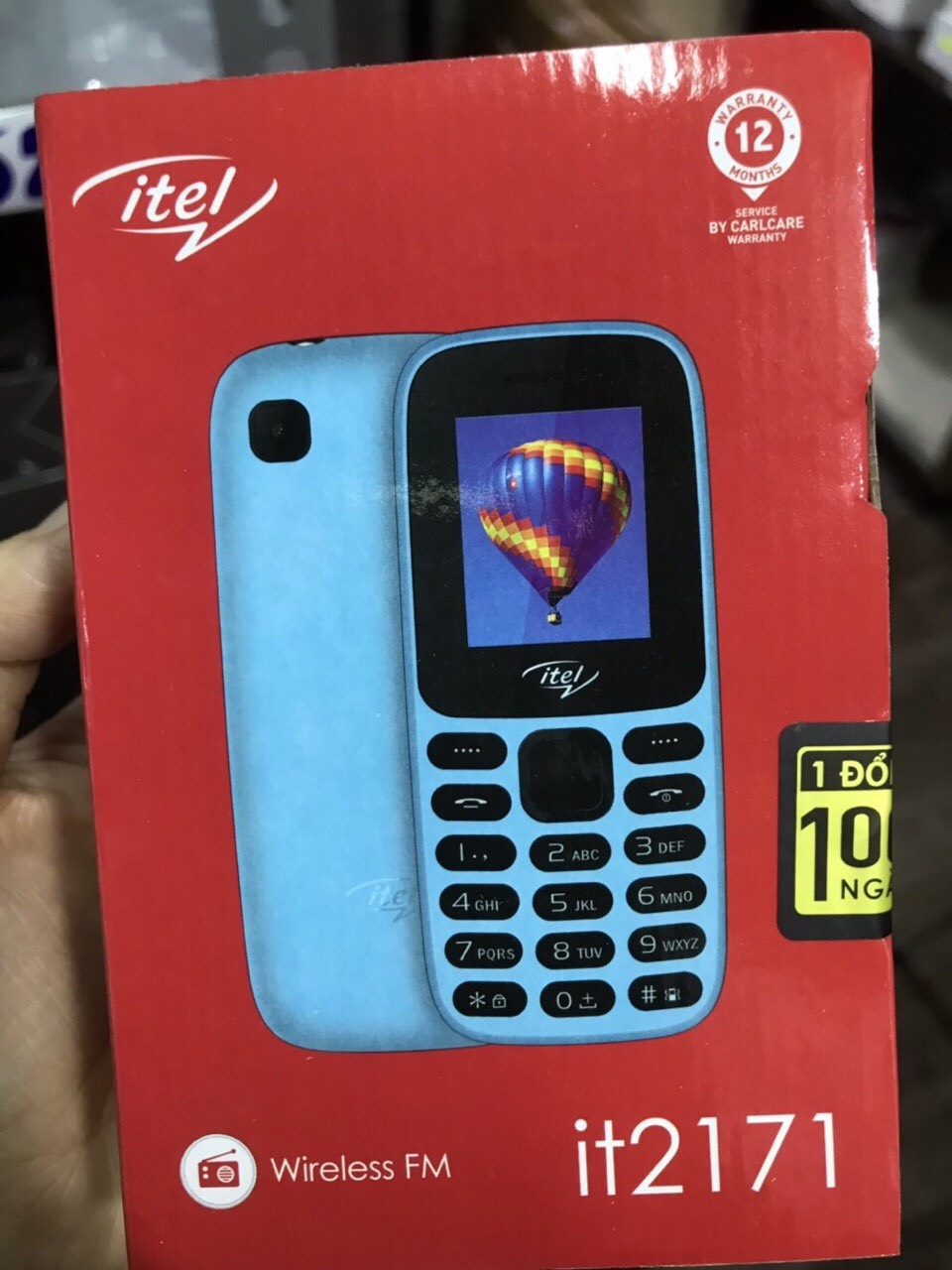 Điện thoại itel it2171 bảo hành 1 đổi 1 trong 100 ngày