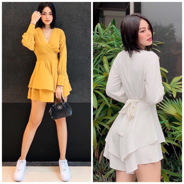 [HCM]Jum tay dài v2 - Đầm nữ dự tiệc dạo phố dễ thương