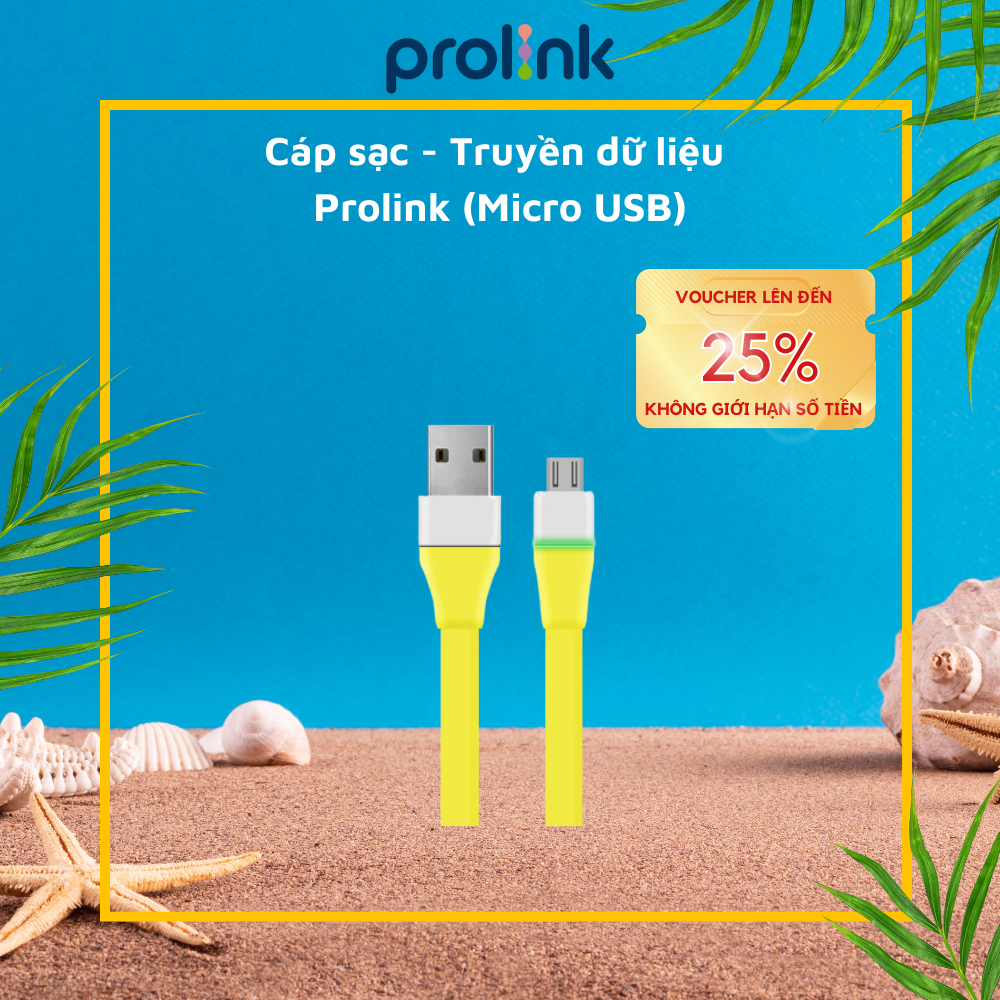 Cáp sạc -truyền dữ liệu Micro USB ProLink PUC100