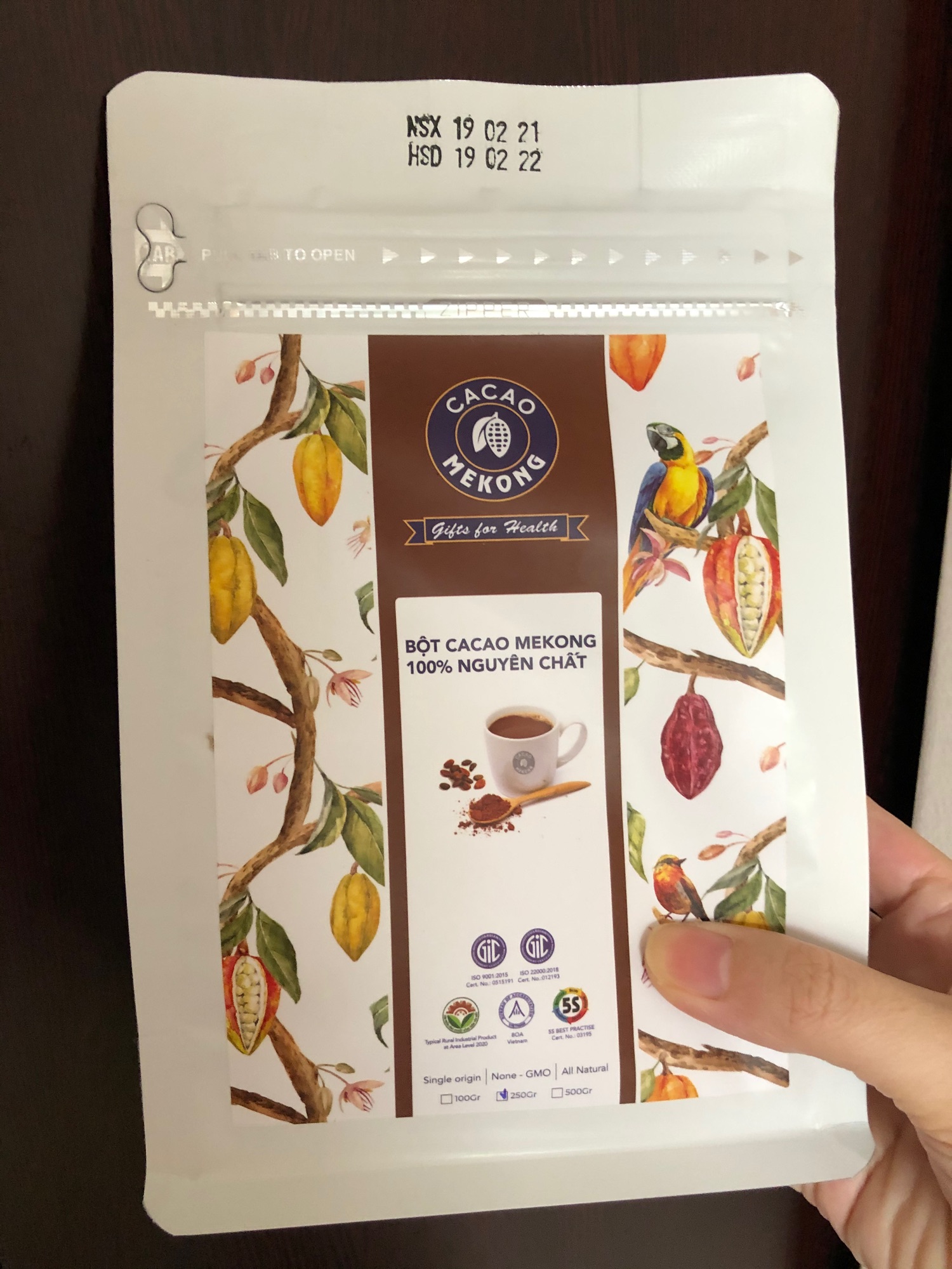 Bột cacao nguyên chất 100%