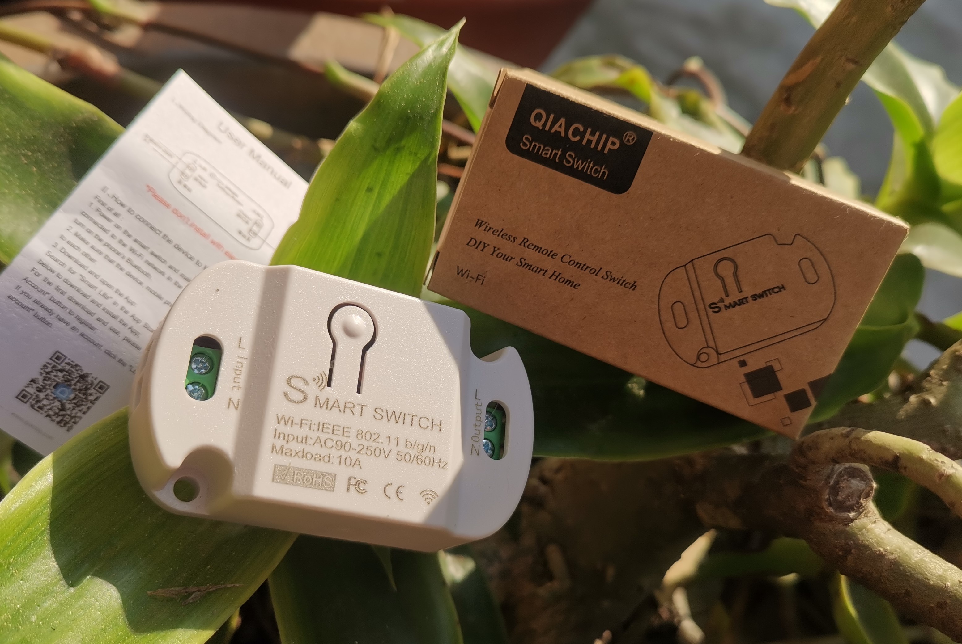 Công Tắc Thông Minh Điều Khiển Từ Xa Qua WIFI, 3G, 4G, Bluetooth, Giọng nói Google (Tuya Smart Basic Thế Hệ Mới)