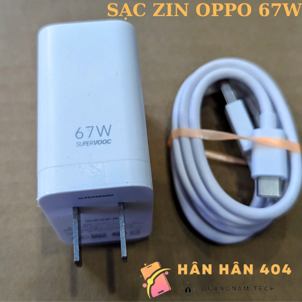 Bộ sạc zin oppo vooc 2.0 67w bóc máy oppo reno 8t