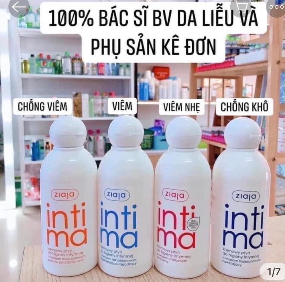 Dung dịch vệ sinh phụ nữ intima 200ml
