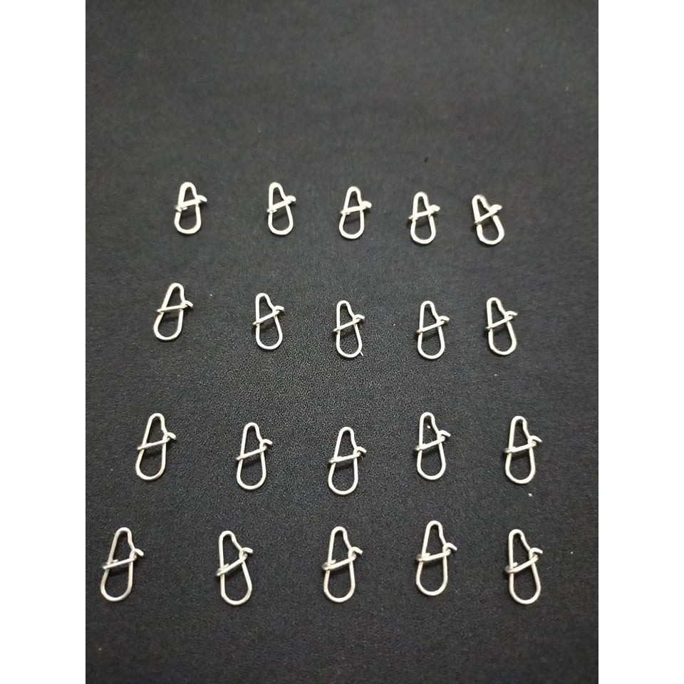 Khóa lure / KHOÁ LURE TRÂU BÒ /snap lure ( bịch 20 cái ) 🍁🍁🍁 { phụ kiện câu cá }