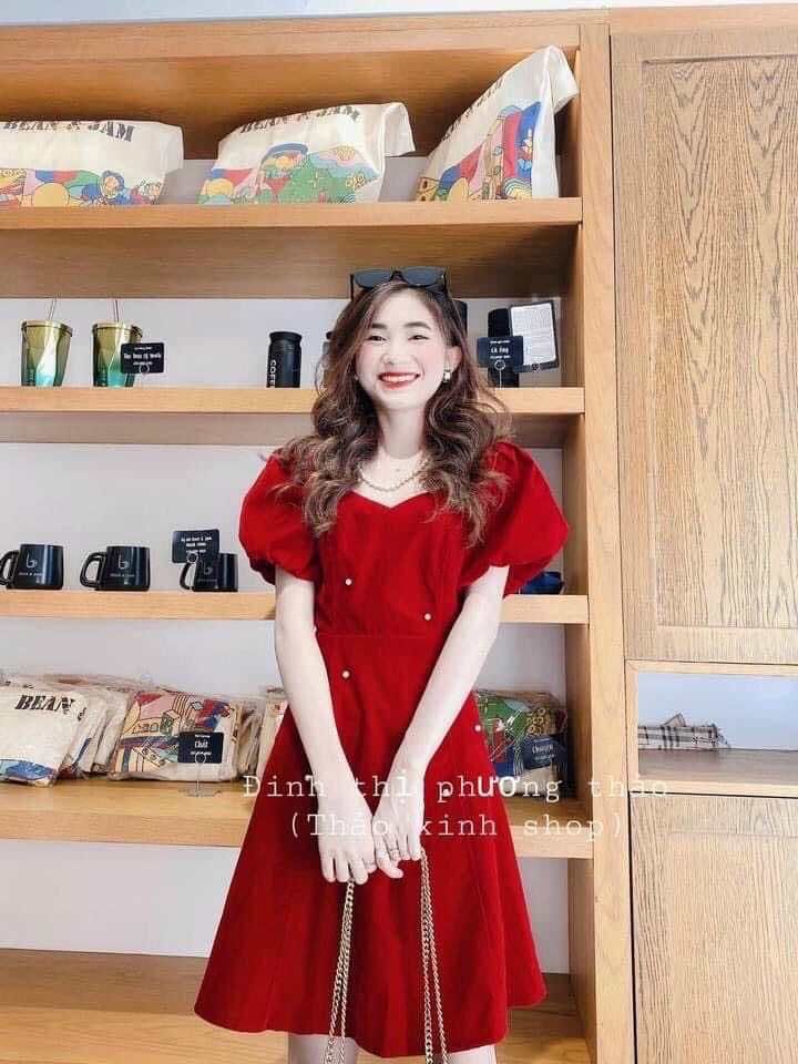 [HCM]Đầm xòe đính hoa cao cấp sang trọng cho quý cô siêu phẩm cho phái đẹp