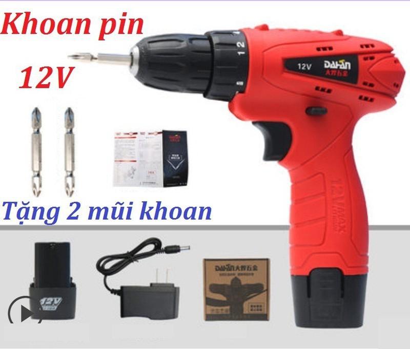 Bộ máy khoan pin 12v dafan