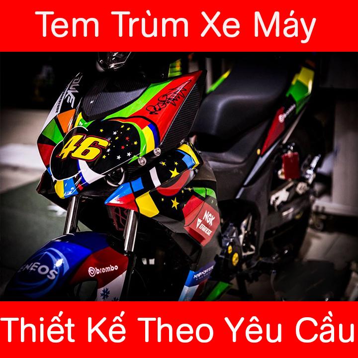Tem trùm xe winner bảy màu