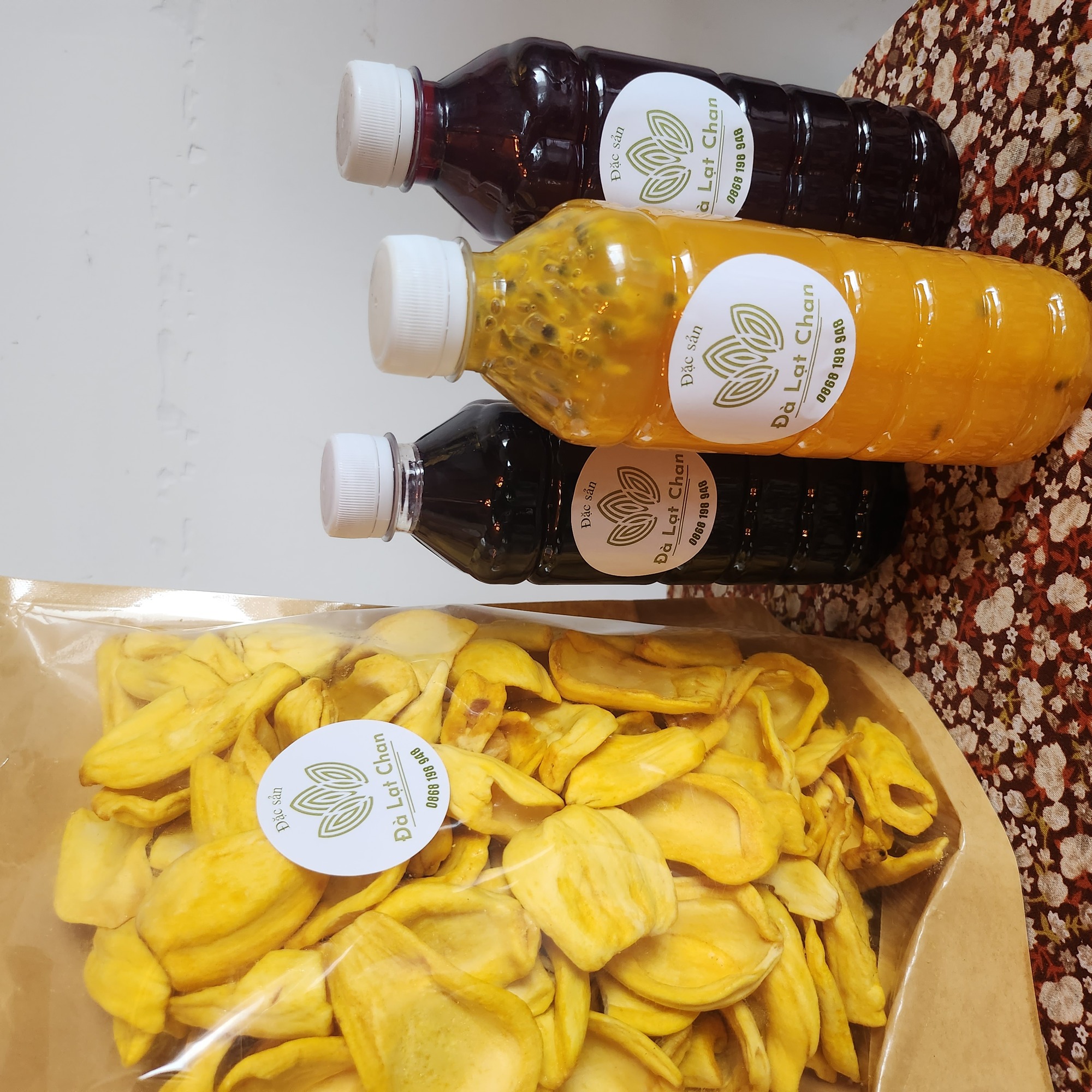Combo 500gr mít sấy & 1 chai nước cốt 425ml - đặc sản đà lạt chan