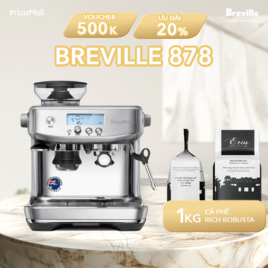 Máy pha cafe breville 878 the barista pro bes878bss