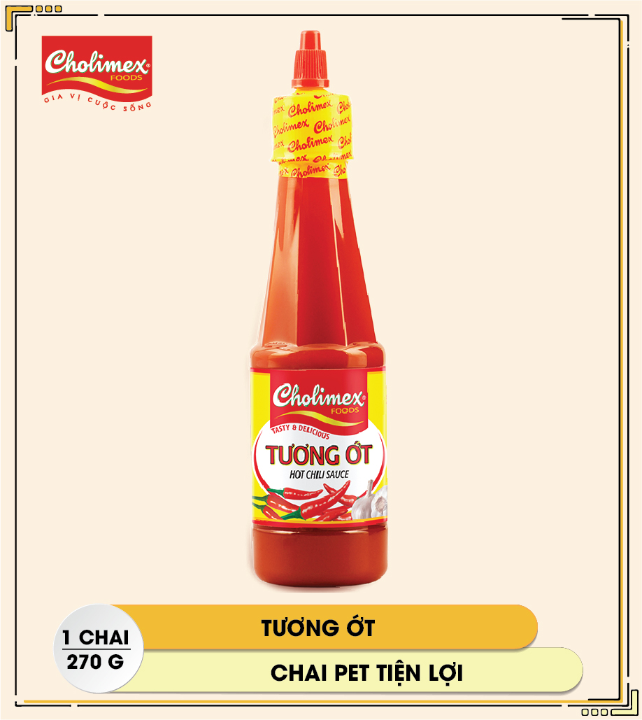 Tương ớt pet 270g