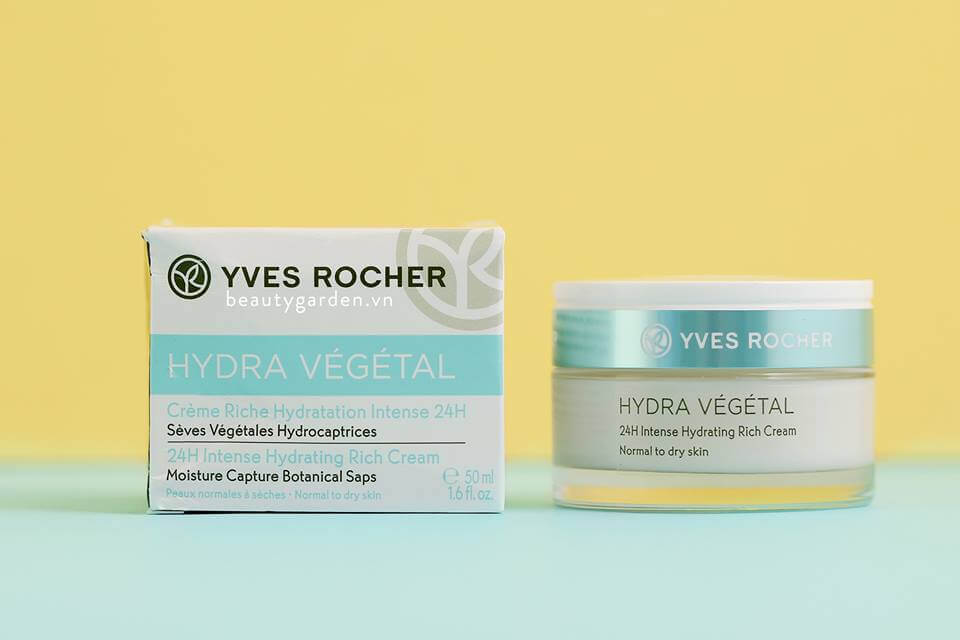 Kem dưỡng ẩm sâu yves rocher 24h 50ml - pháp
