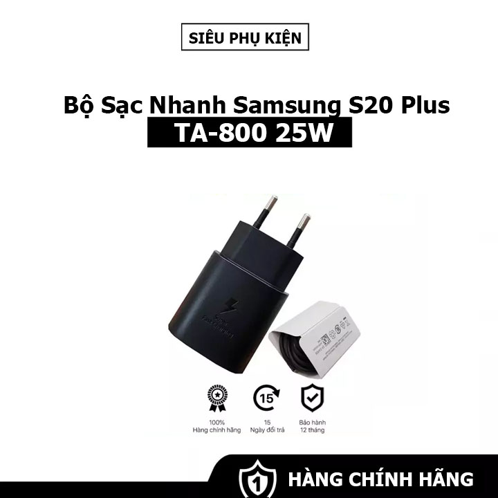 Bộ Sạc Nhanh Samsung Galaxy S20 Plus 25W