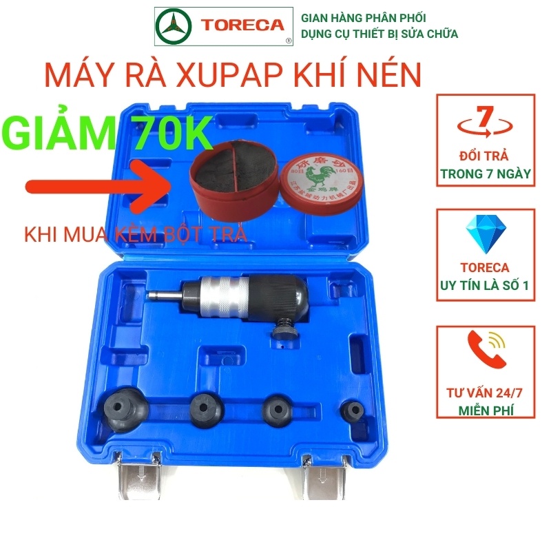 Máy rà xupap ô tô sử dụng khí nén xịn TORECA