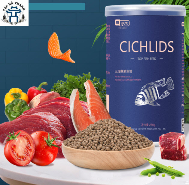 Thức ăn cá ali cao cấp yee - thức ăn giúp tăng màu cho cá cảnh