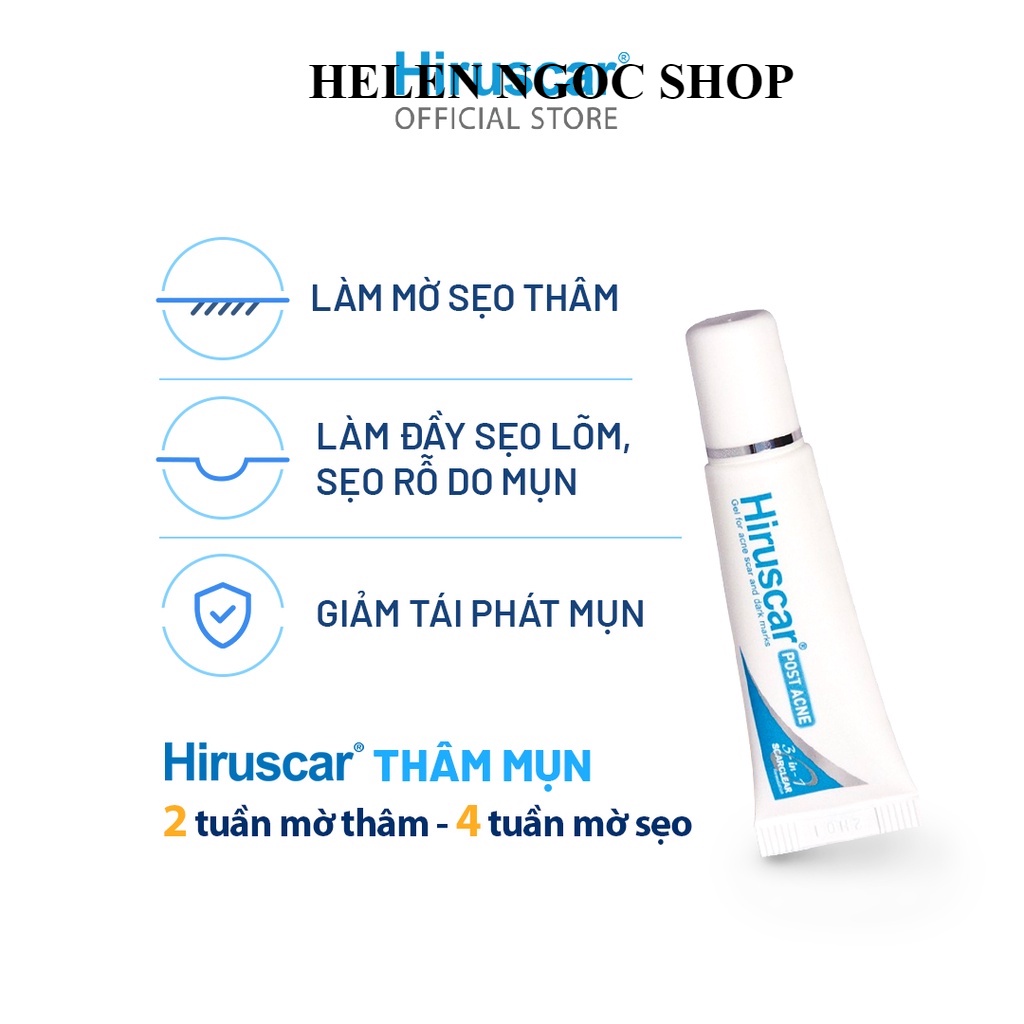 AUTH Gel làm mờ sẹo mụn và thâm mụn Hiruscar Post Acne 5g