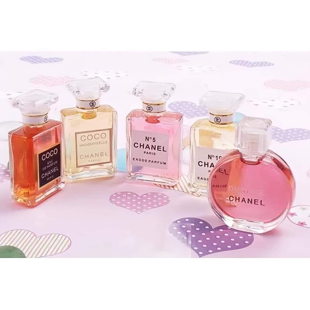 Ma076 set 5 chai nước hoa nữ chanel mini chance