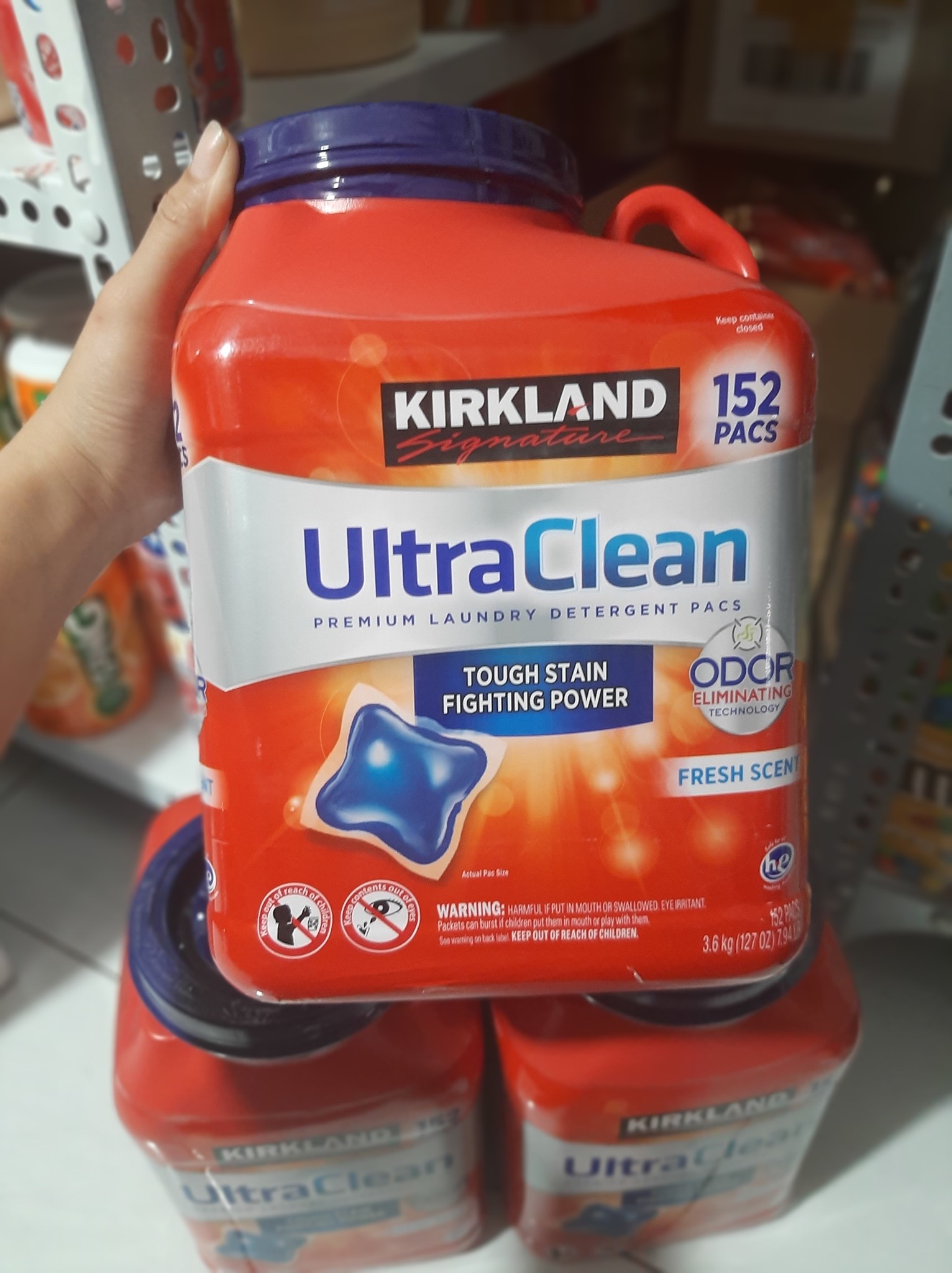 Viên giặt Kirkland Signature Ultra Clean