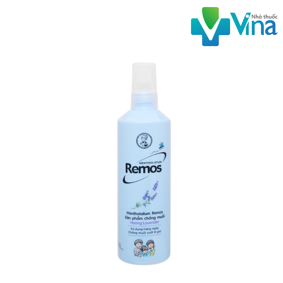 Xịt Chống Muỗi Remos 60ml- Phòng Chống Muỗi Đốt Hương Oải Hương