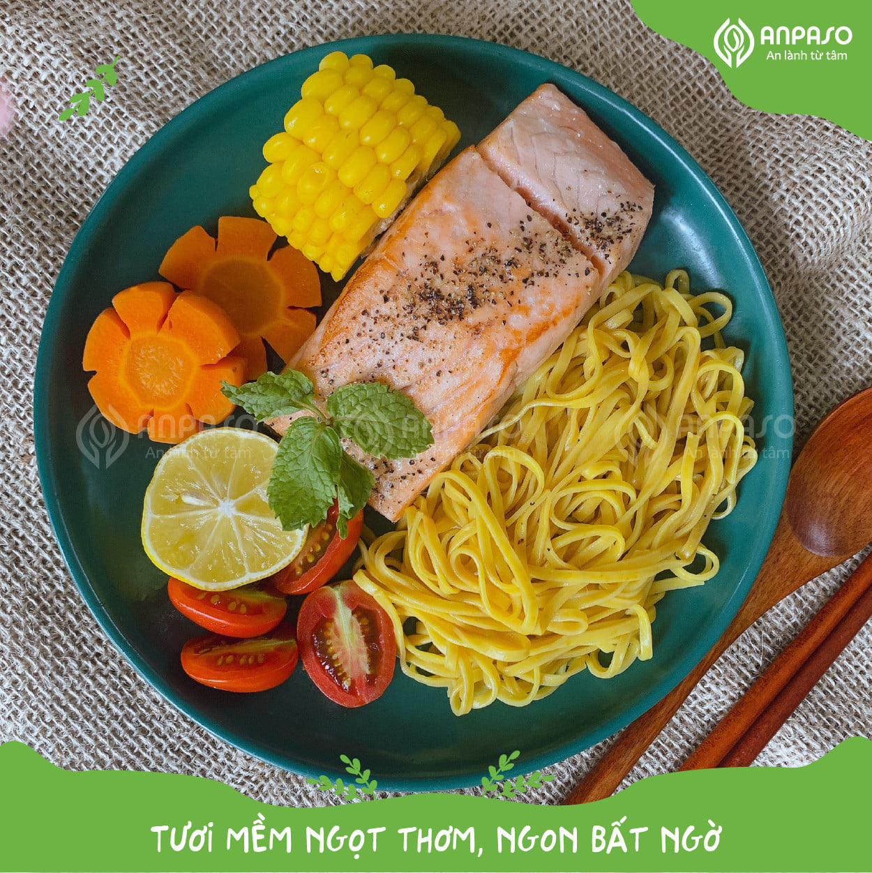 Mì rau củ hữu cơ Anpaso, mỳ rau organic eat clean giảm cân,ăn chay, thực dưỡng,bổ sung vitamin,chất xơ 600g
