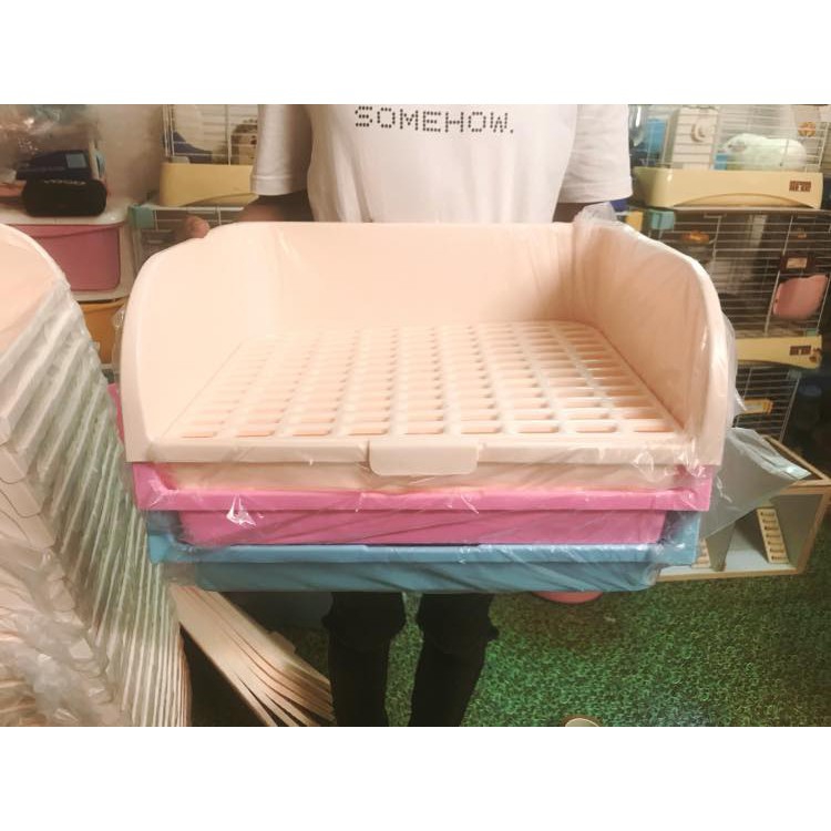 Khay vệ sinh size đại cho thỏ, chuột lang