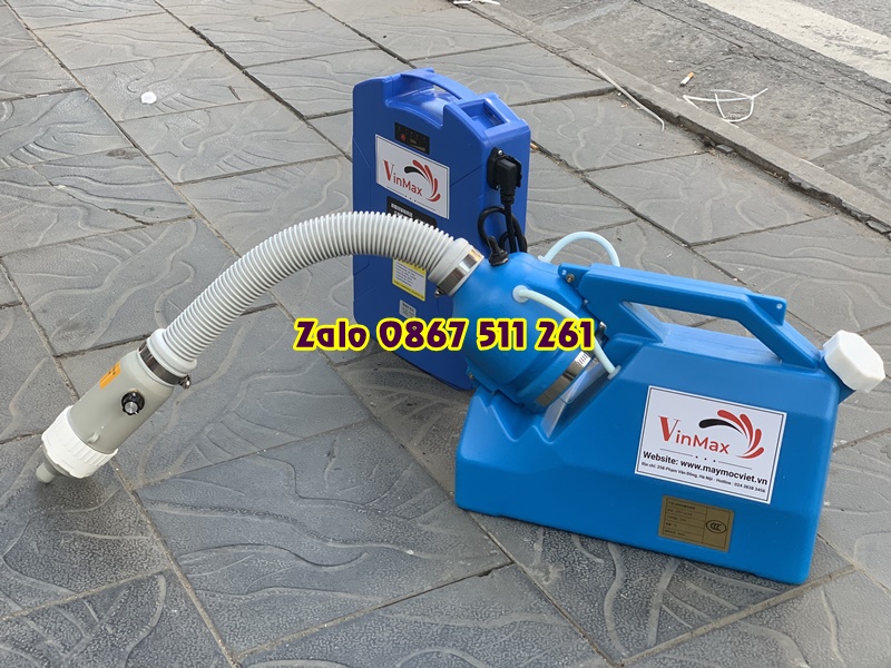Máy phun thuốc chạy pin Turbo dạng sương
