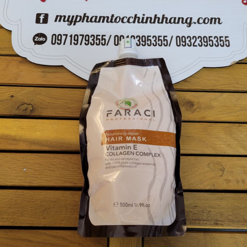 Hấp collagen siêu mềm mượt faraci 500ml
