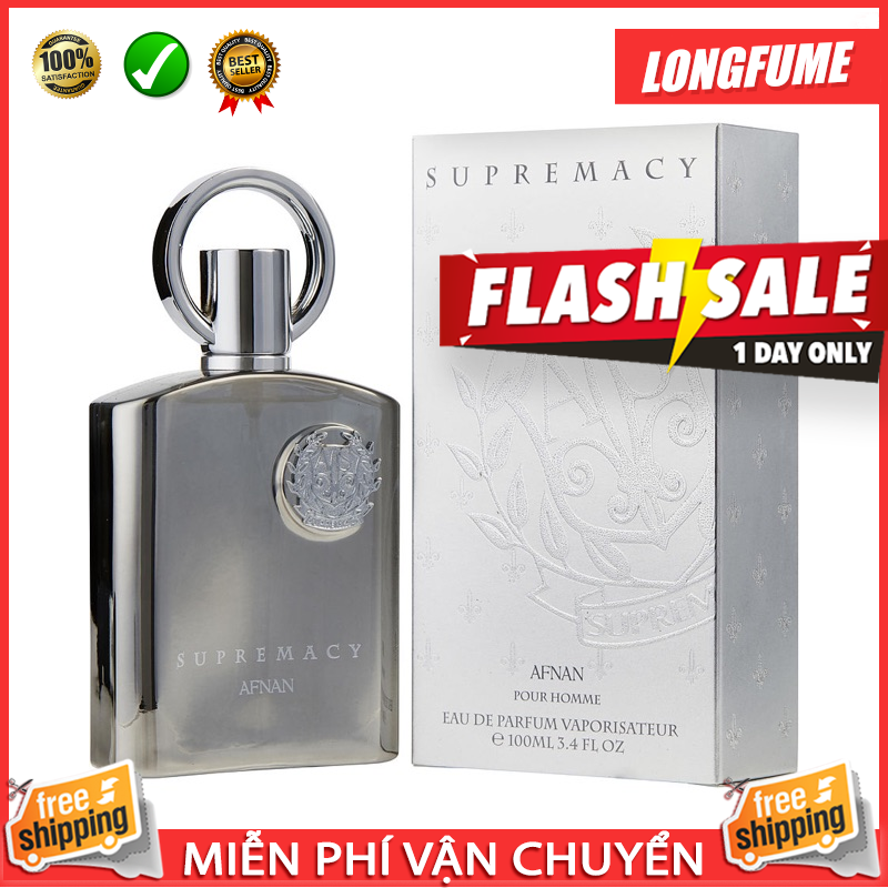 [Có Video] Nước hoa Afnan Supremacy Silver 100ml (Clone Creed Aventus) - Nước hoa Pháp sỉ lẻ giá tốt có cửa hàng Q10 HCM