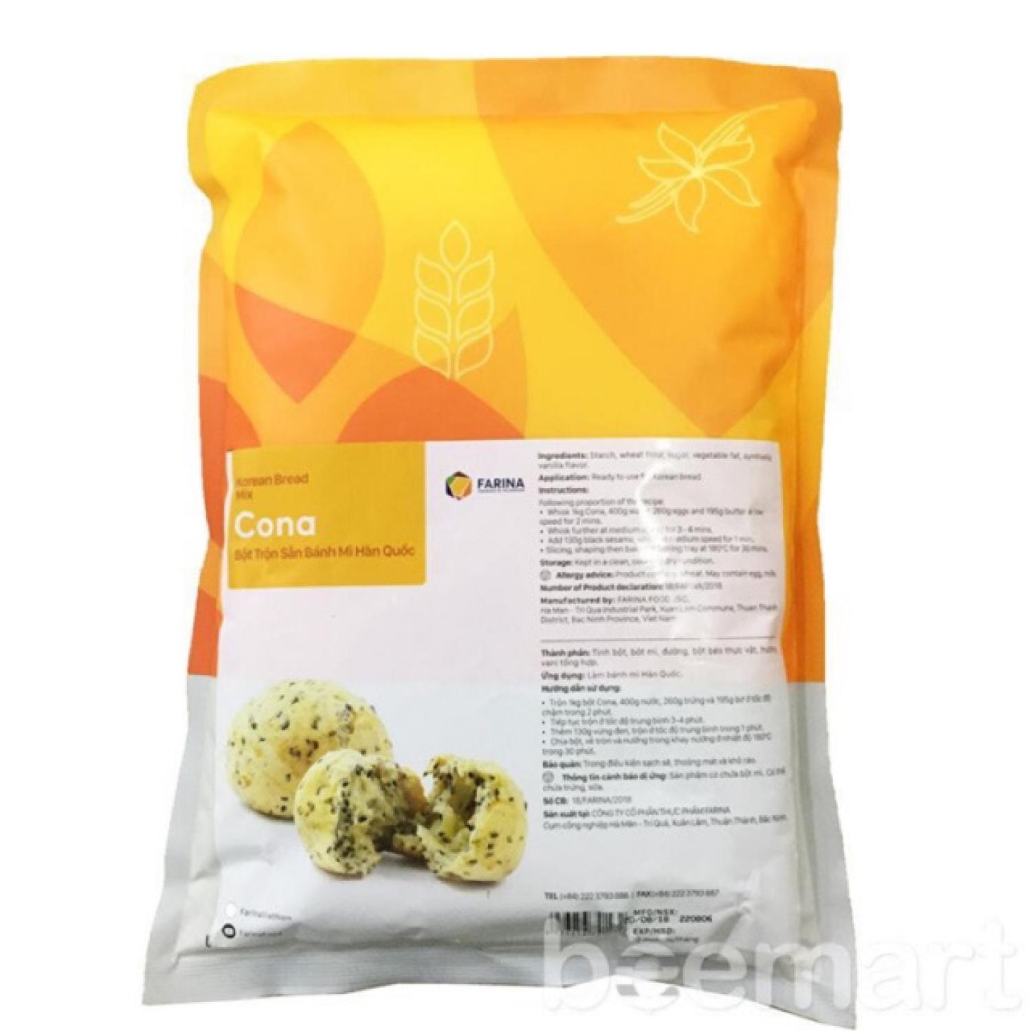 Bột mì trộn sẵn Cona Hàn Quốc