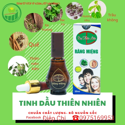 2 chai sau rang tinh dau da thao lien 20ml
